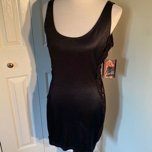 NWT Faris Black Sexy Slip Dress/ Lingerie
